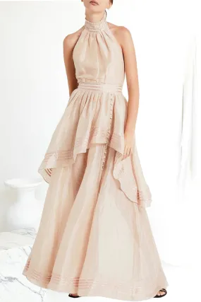 AJE Bungalow Sienna Dress (Blush)