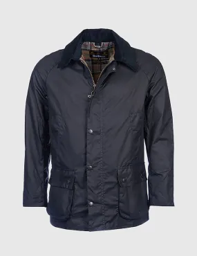 Barbour Ashby Wax Jacket - Navy