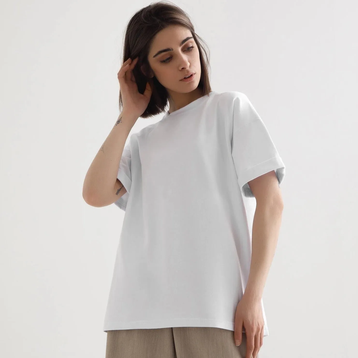 Basic Crew Neck Cotton T-shirts