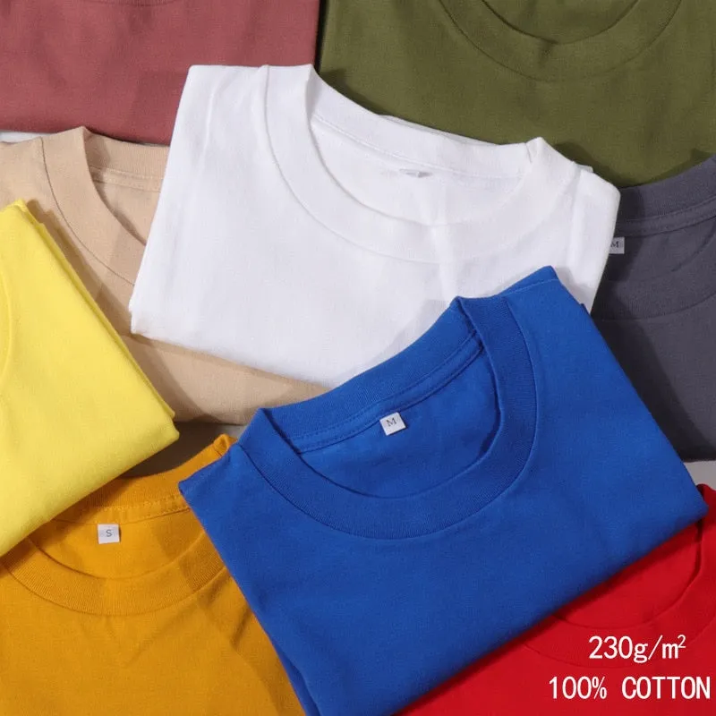 Basic Crew Neck Cotton T-shirts