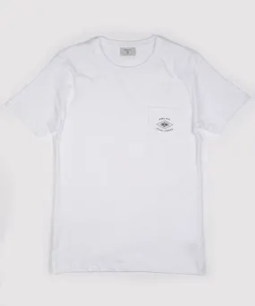 Basic White Pocket Logo Tee