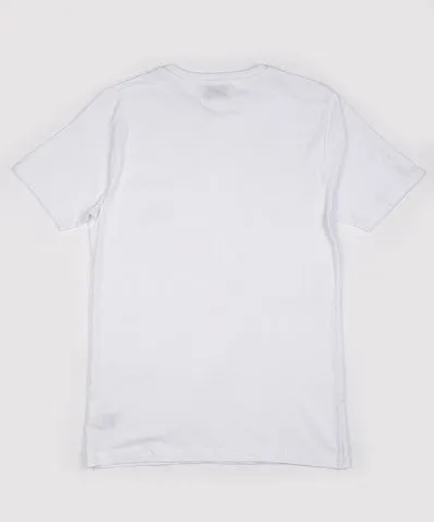 Basic White Pocket Logo Tee