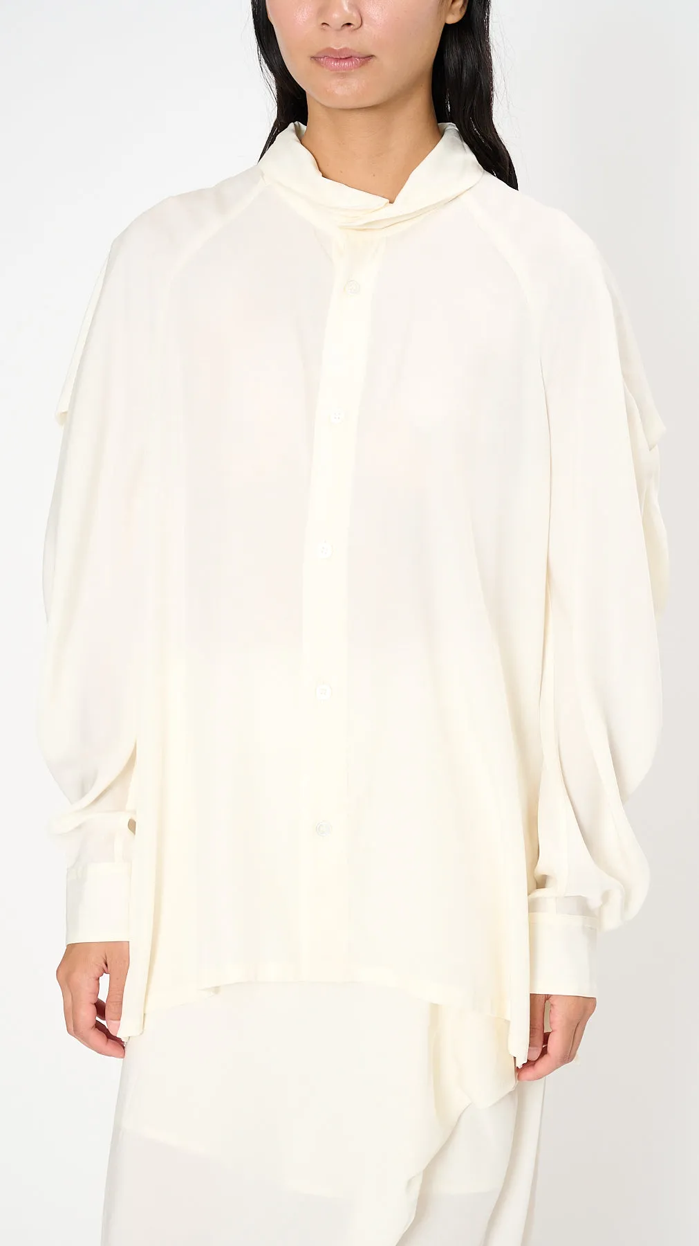 Canopy Smooth Shirt in Off-White