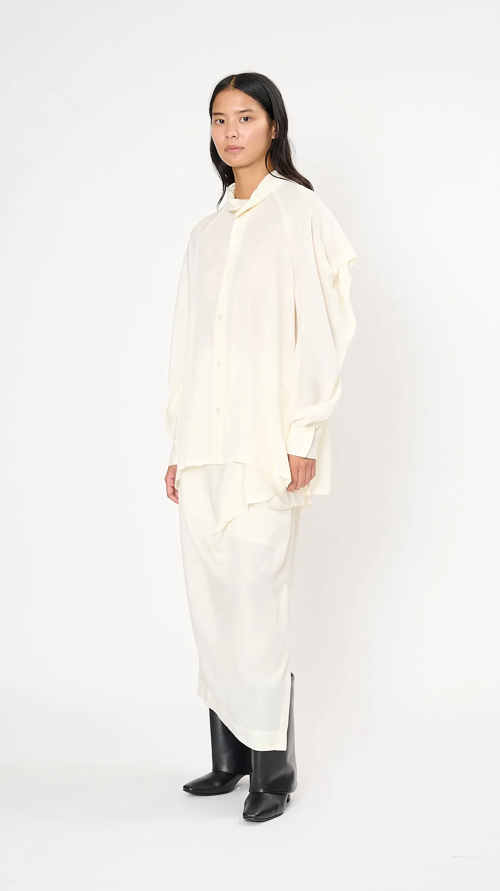 Canopy Smooth Shirt in Off-White