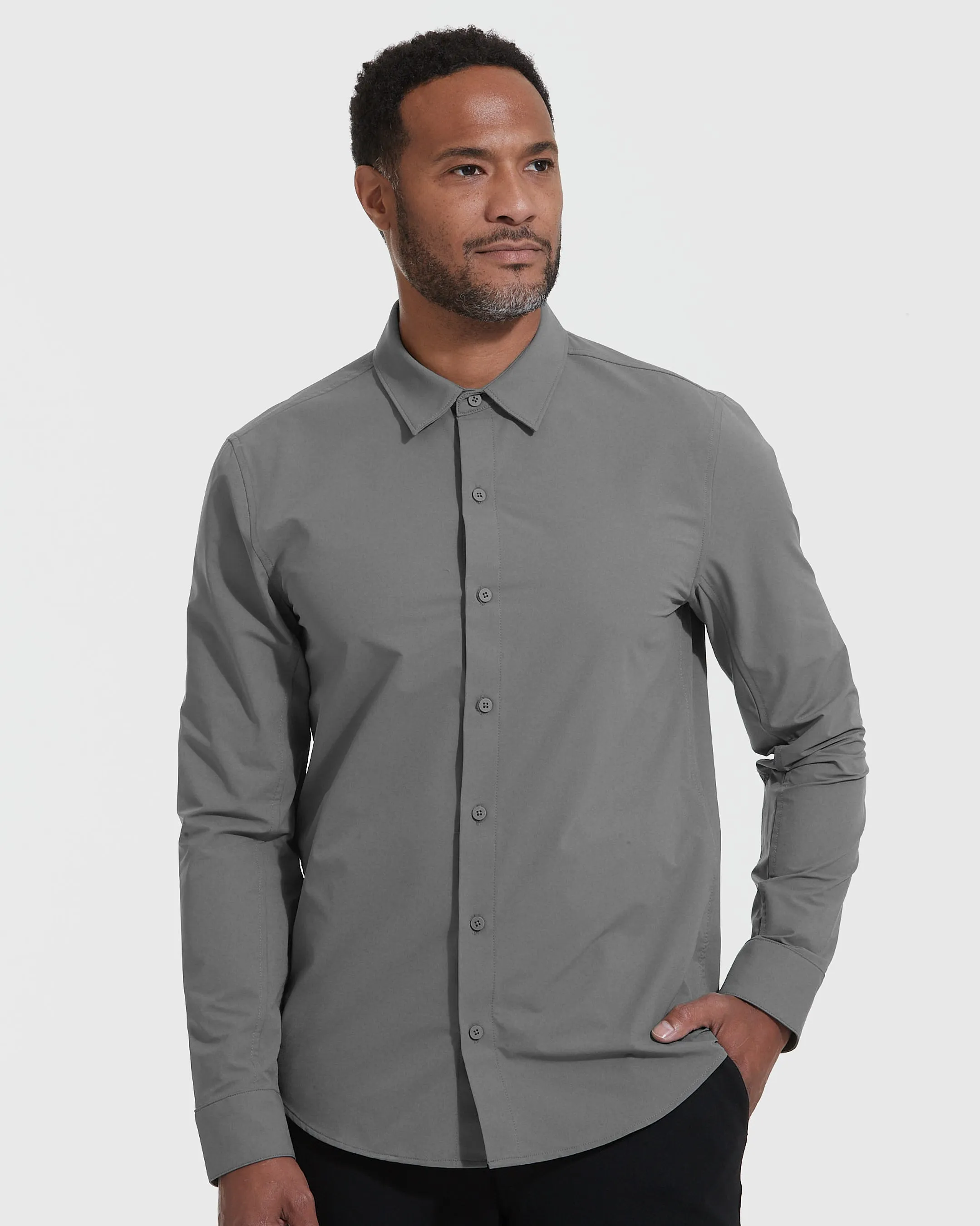 Carbon & Black Commuter Long Sleeve Shirt 2-Pack