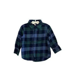 Collared Button-Up LS Shirt