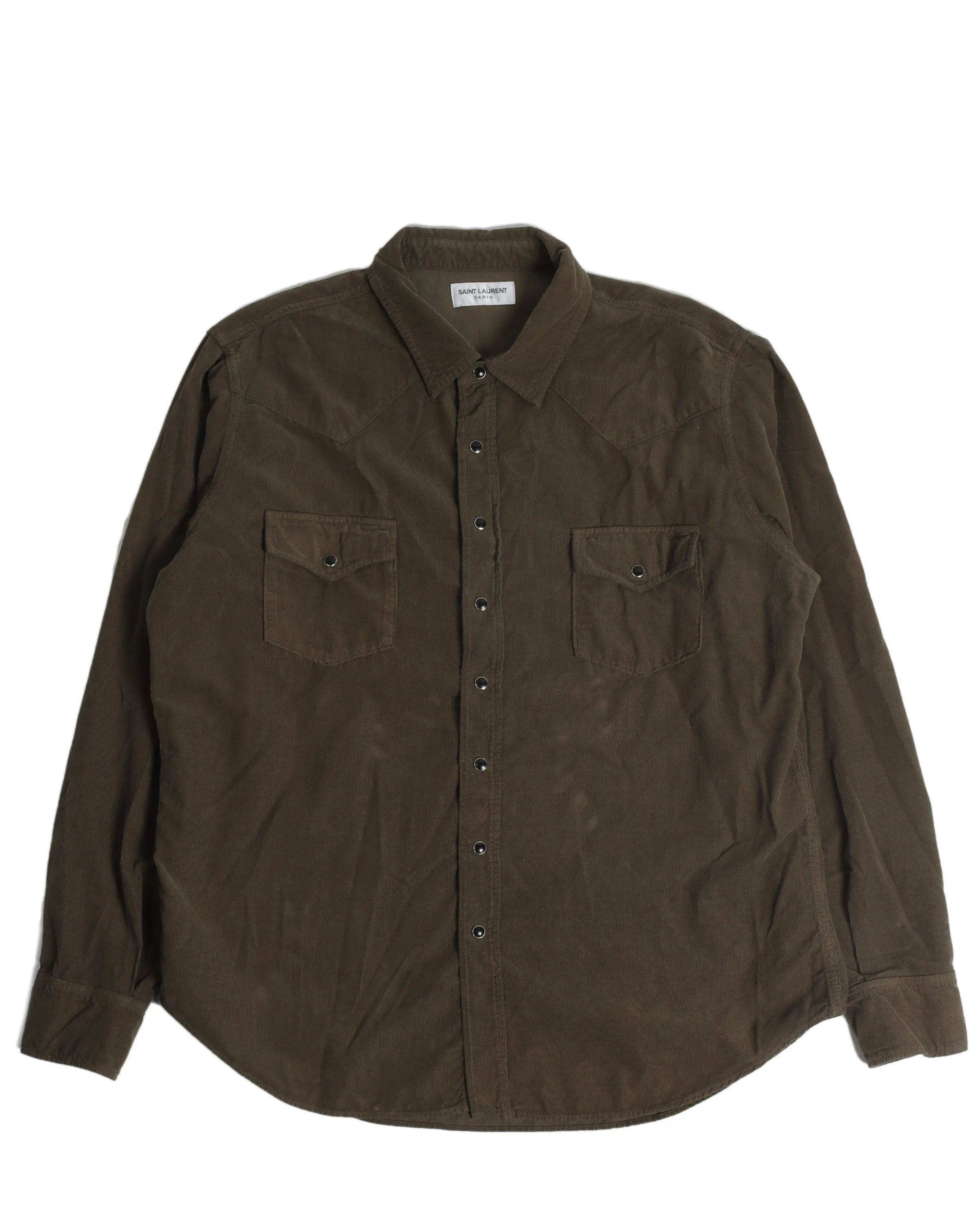 Corduroy Button Up Shirt