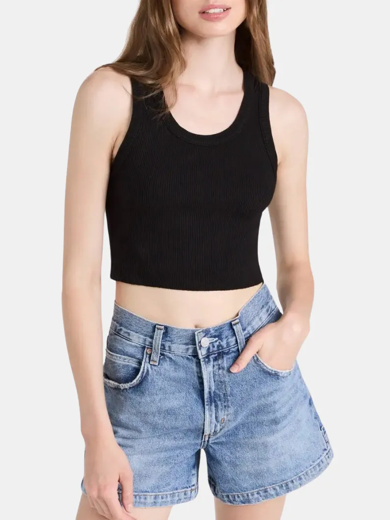 Cropped Poppy Tank