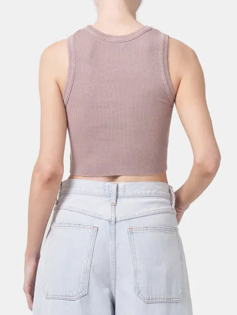 Cropped Poppy Tank