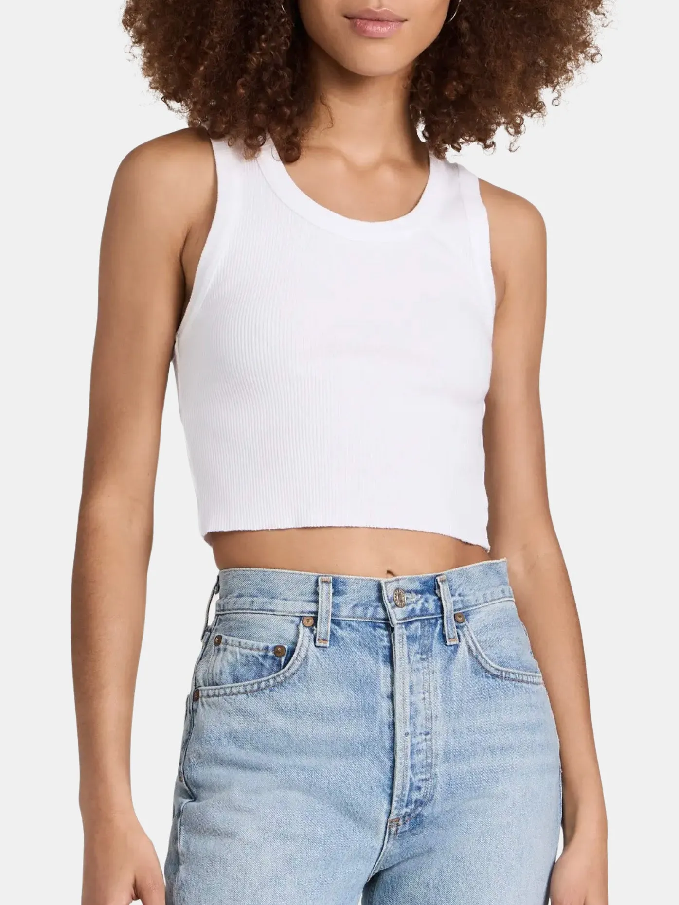 Cropped Poppy Tank