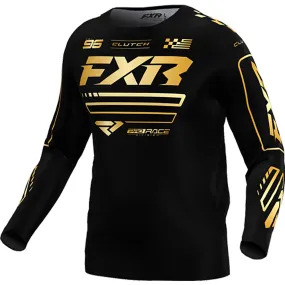 FXR Clutch MX Offroad Jersey Black/Gold