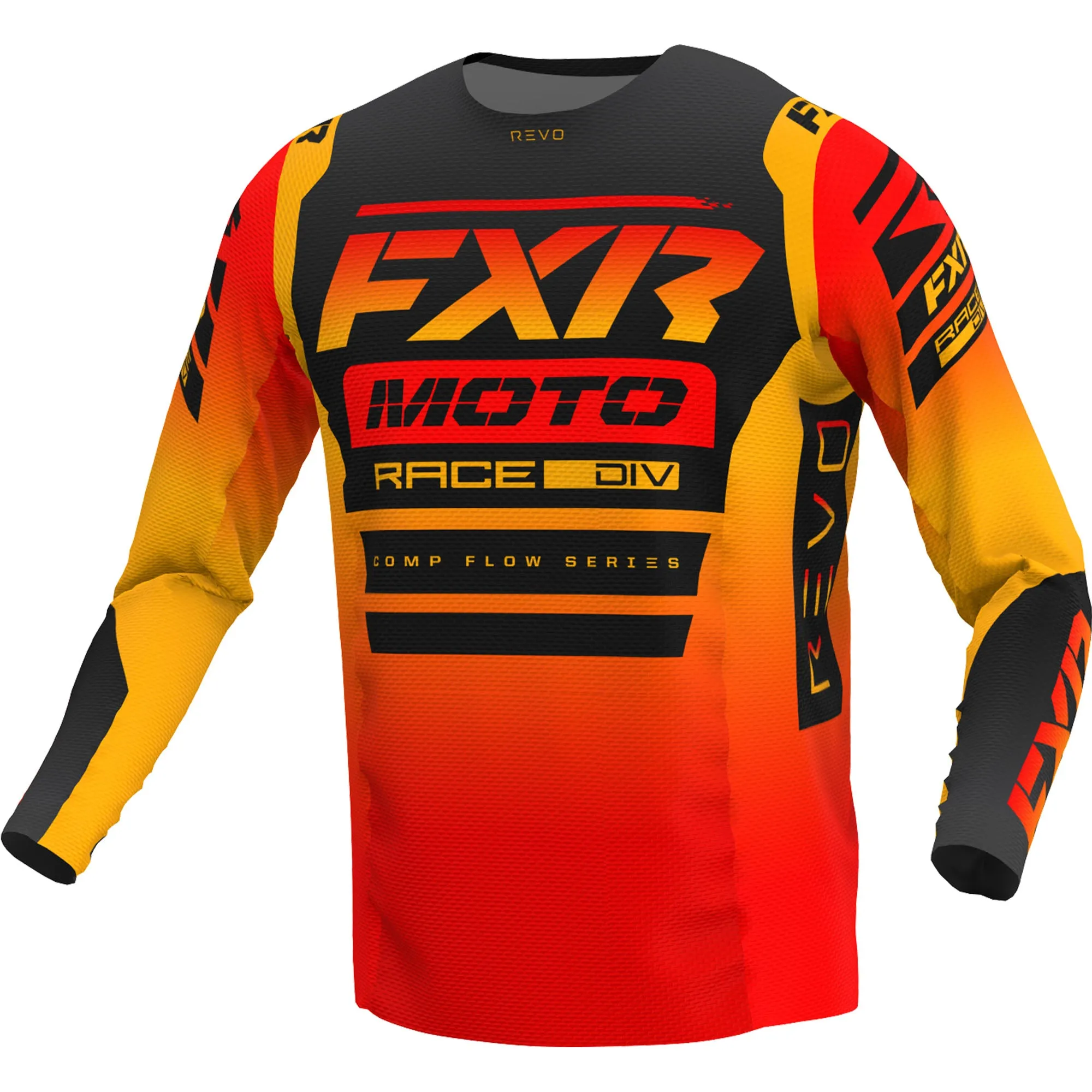 FXR Revo Comp MX Offroad Jersey Tequila Sunrise Orange