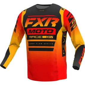 FXR Revo Comp MX Offroad Jersey Tequila Sunrise Orange