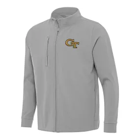 Georgia Tech Yellow Jackets Regard Grey Full Zip Jacket