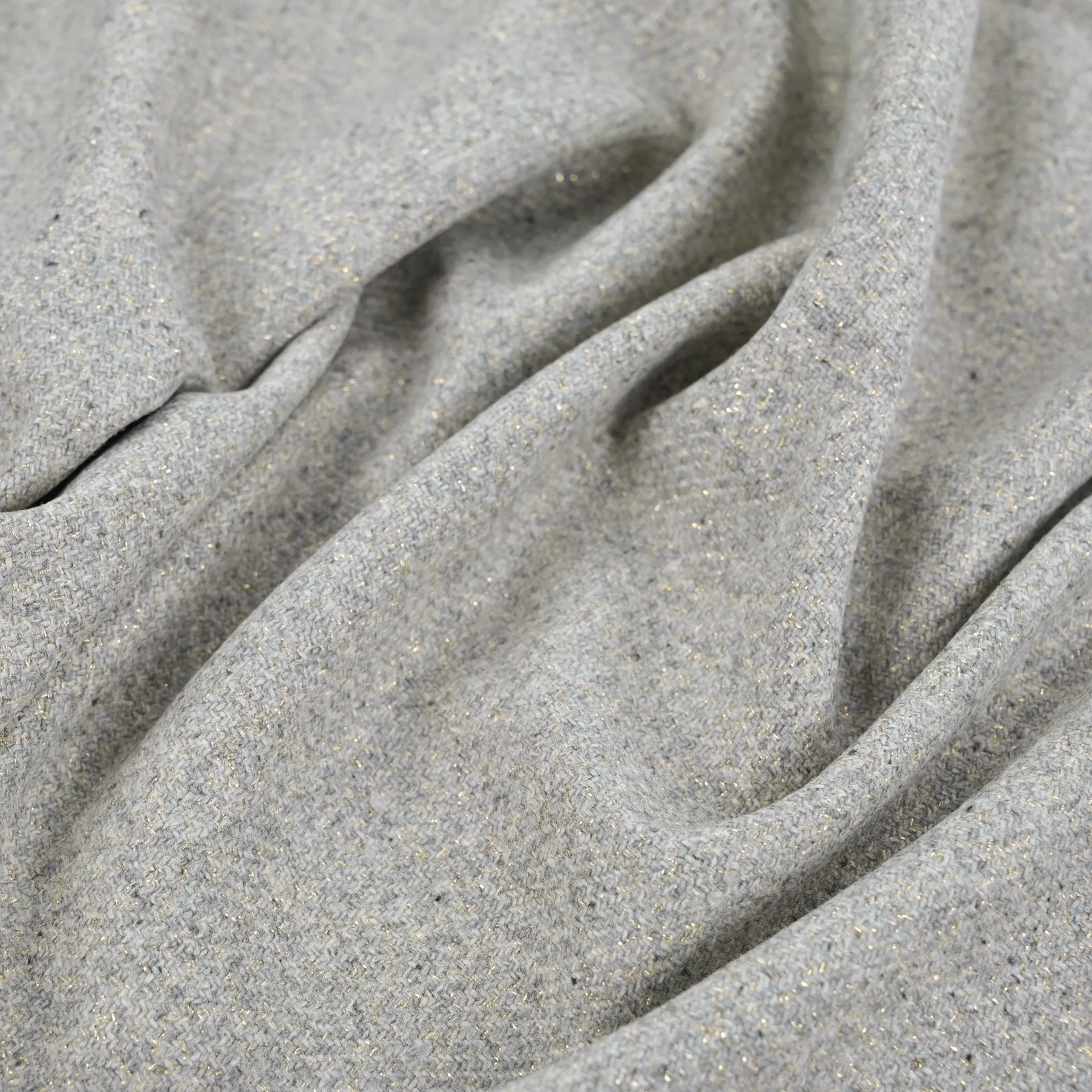 Grey & Gold Coating Fabric 96455