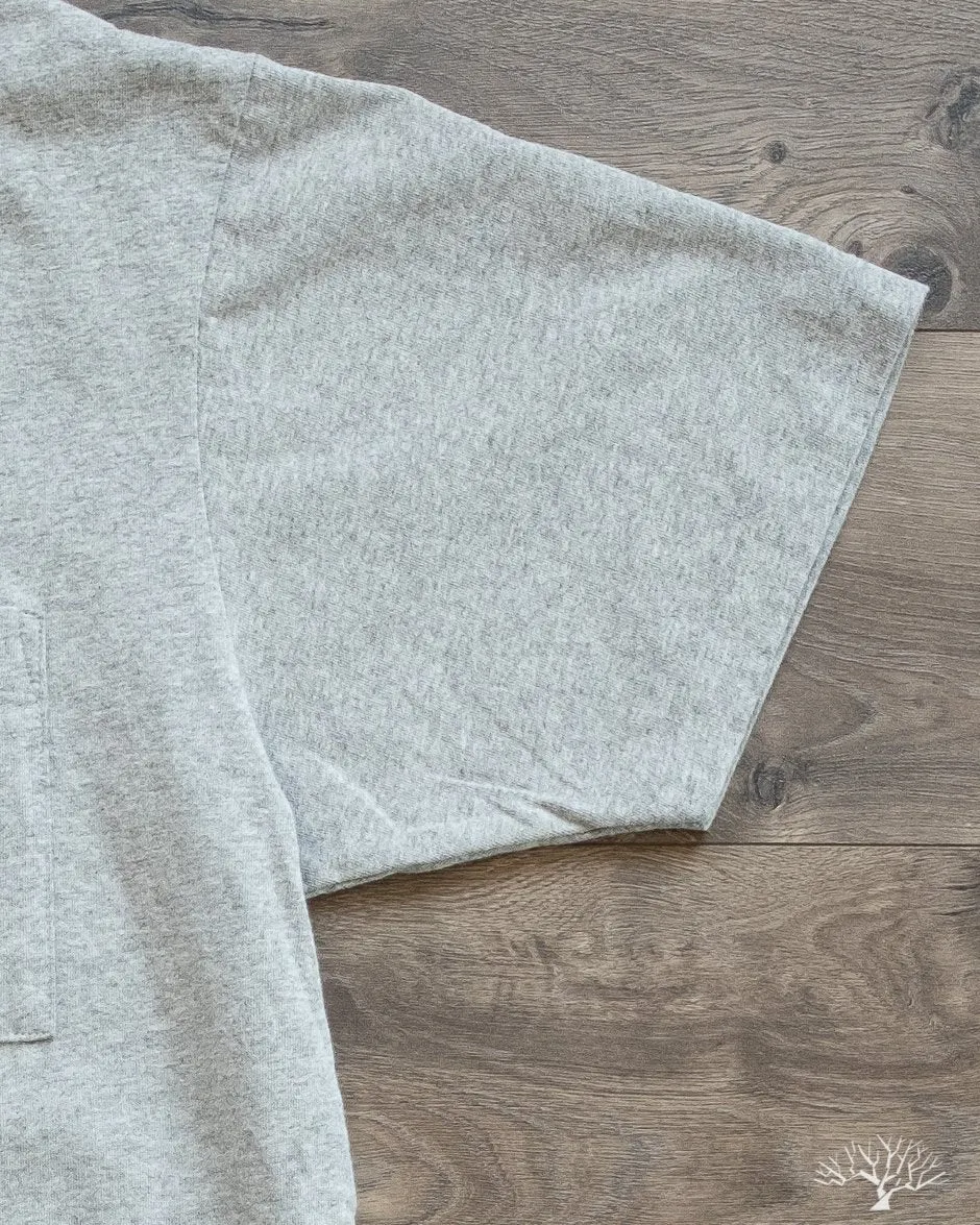 Heavy Duty Pocket Tee - Heather Grey