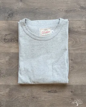 Heavy Duty Pocket Tee - Heather Grey