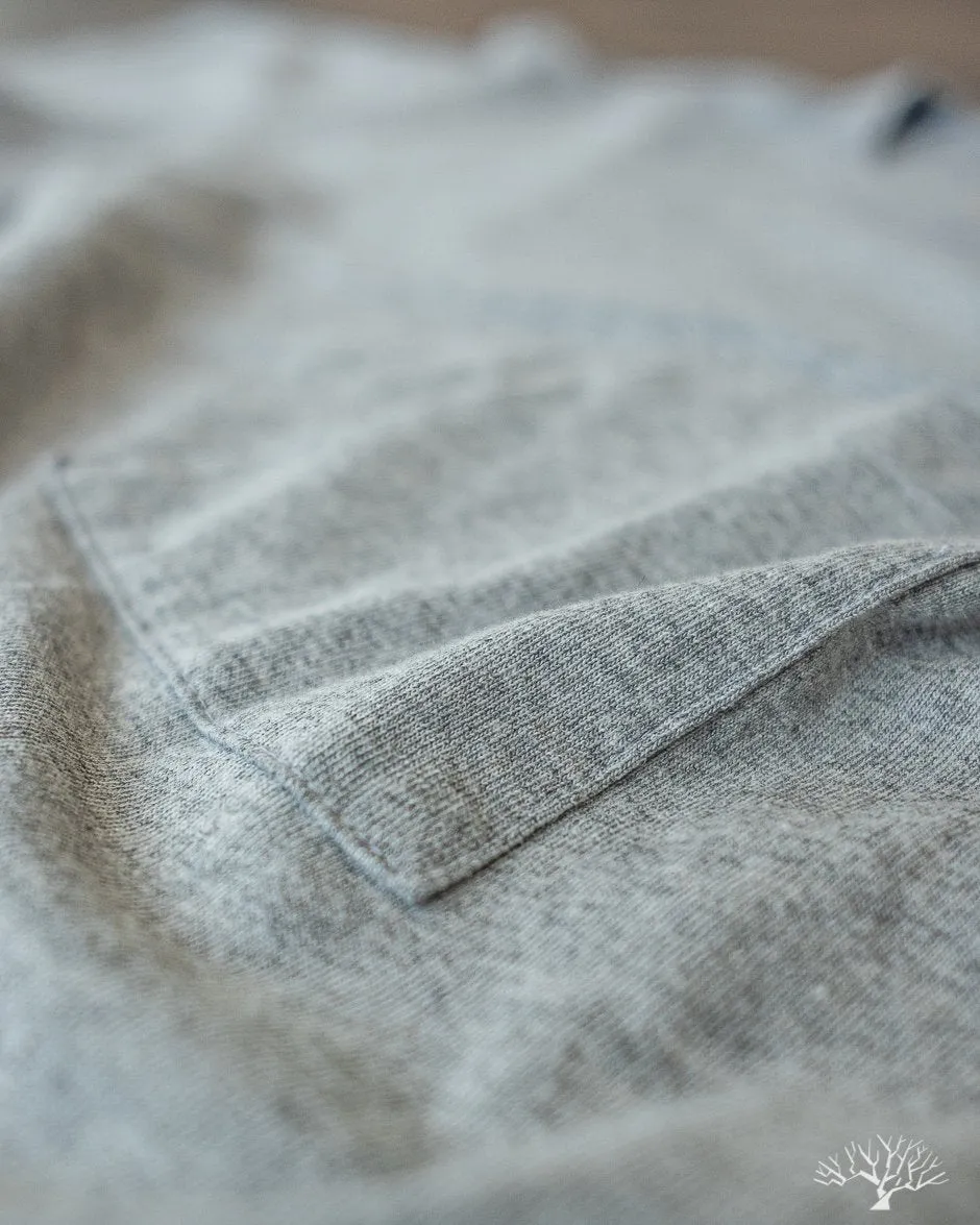 Heavy Duty Pocket Tee - Heather Grey