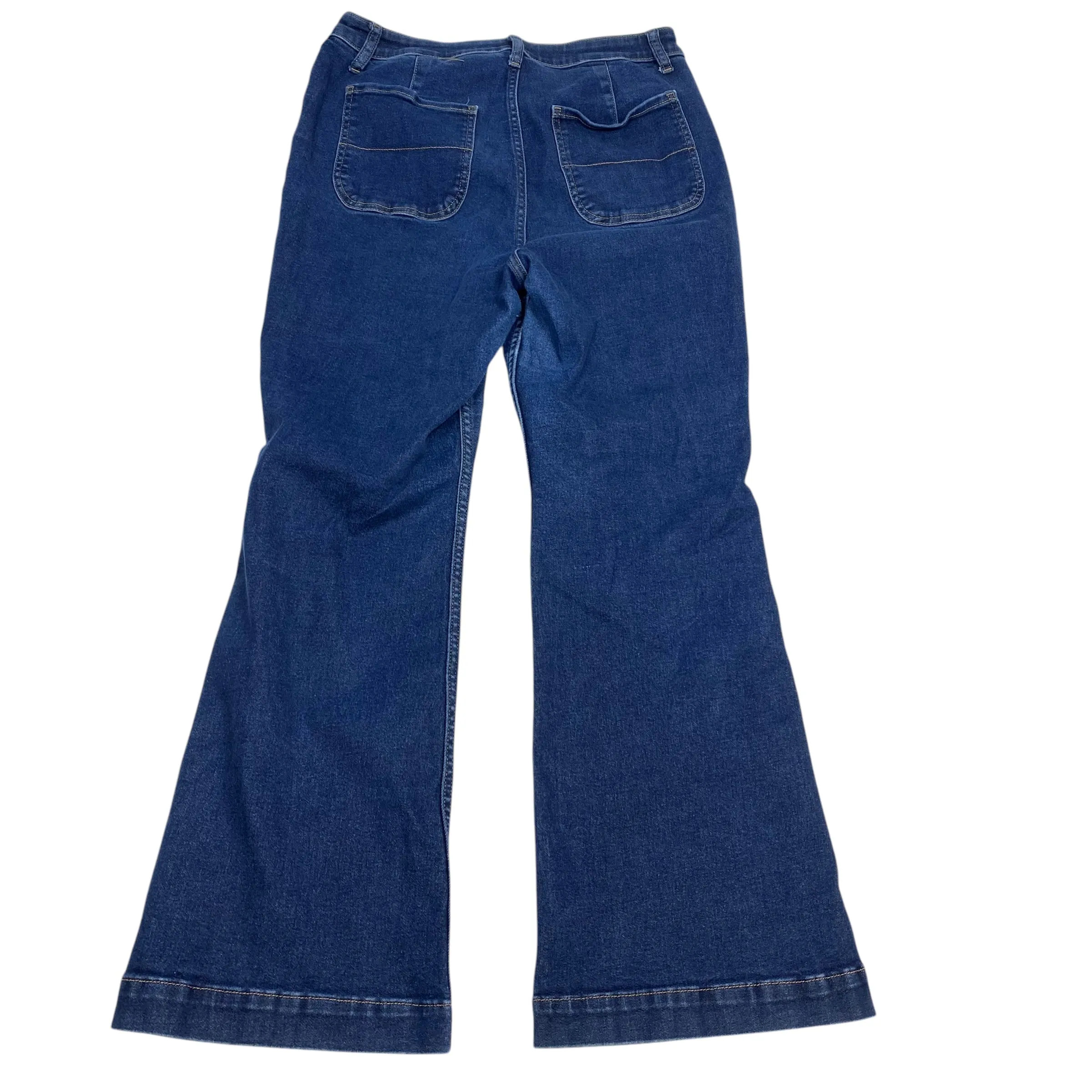 Jeans Flared By Old Navy In Blue Denim, Size: 14