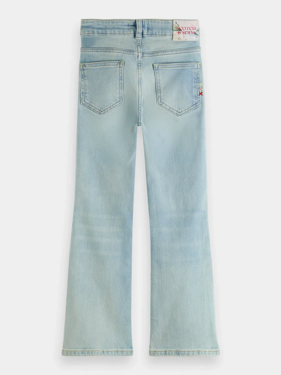 Kids - Charm high-rise classic flared jeans