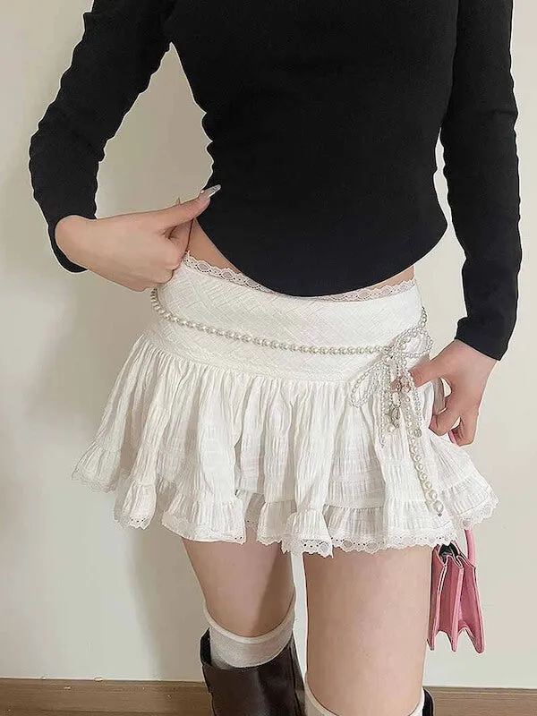 Marissa ballet core mini skirt