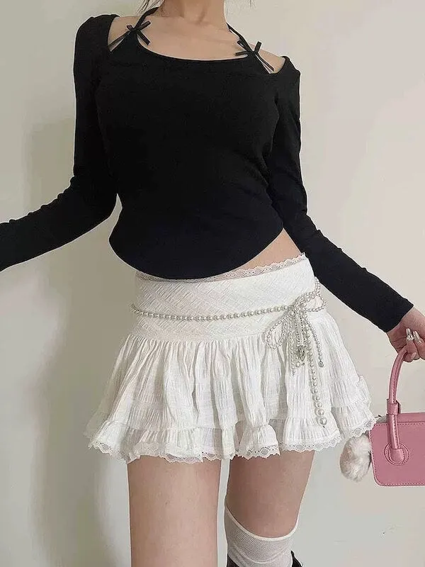 Marissa ballet core mini skirt