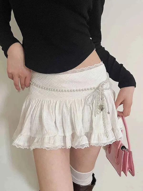 Marissa ballet core mini skirt