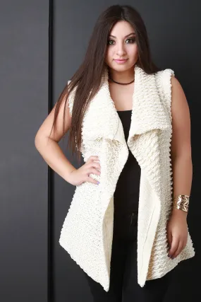 Pulled Knit Sweater Vest