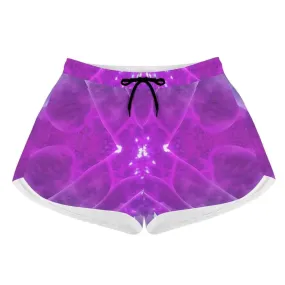 Purple Women's Casual Beach Shorts