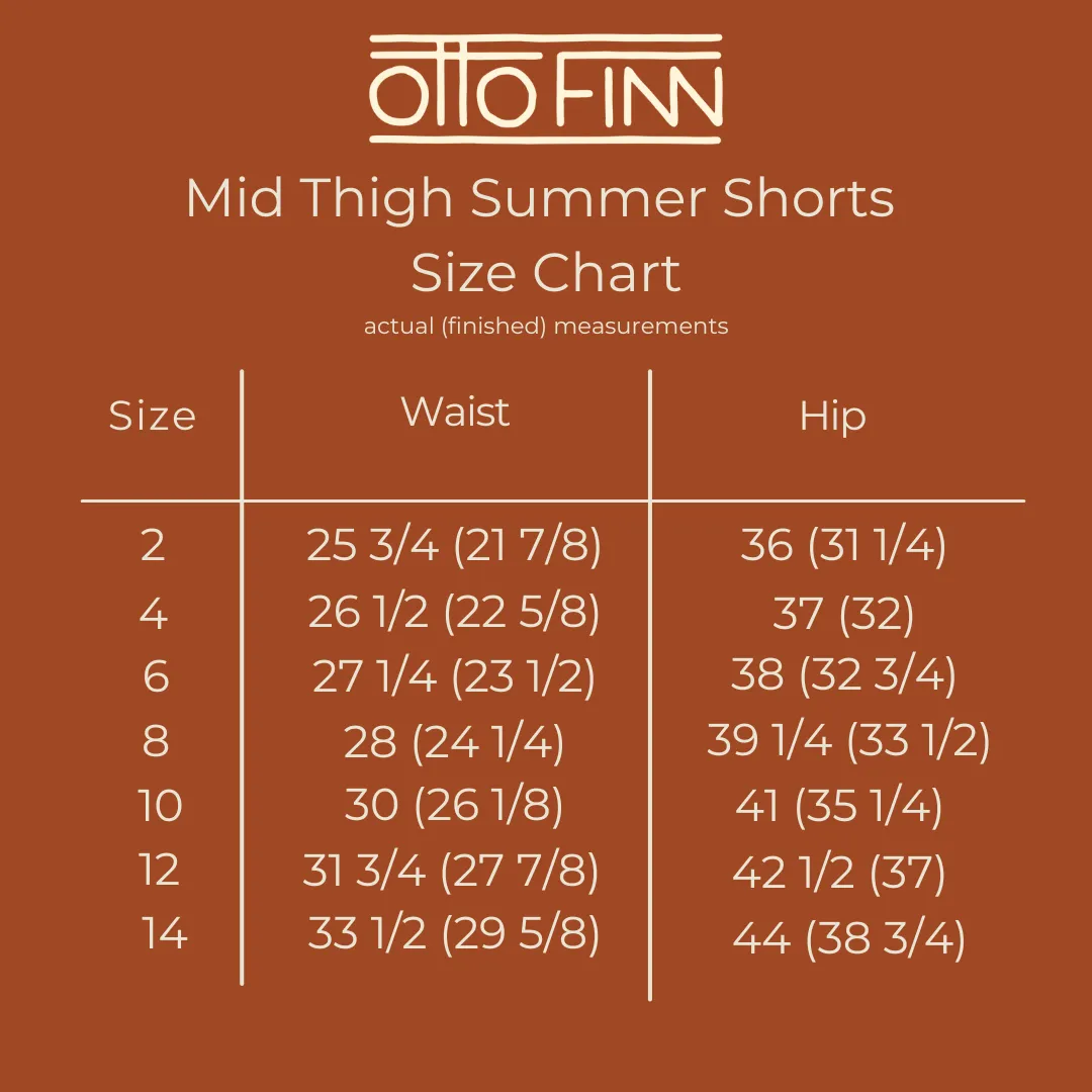 Summer Bike Shorts in Fig