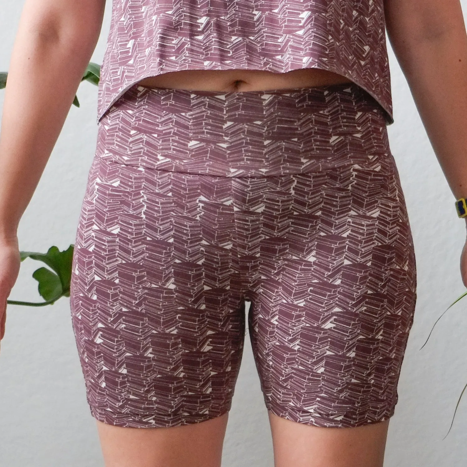 Summer Bike Shorts in Fig