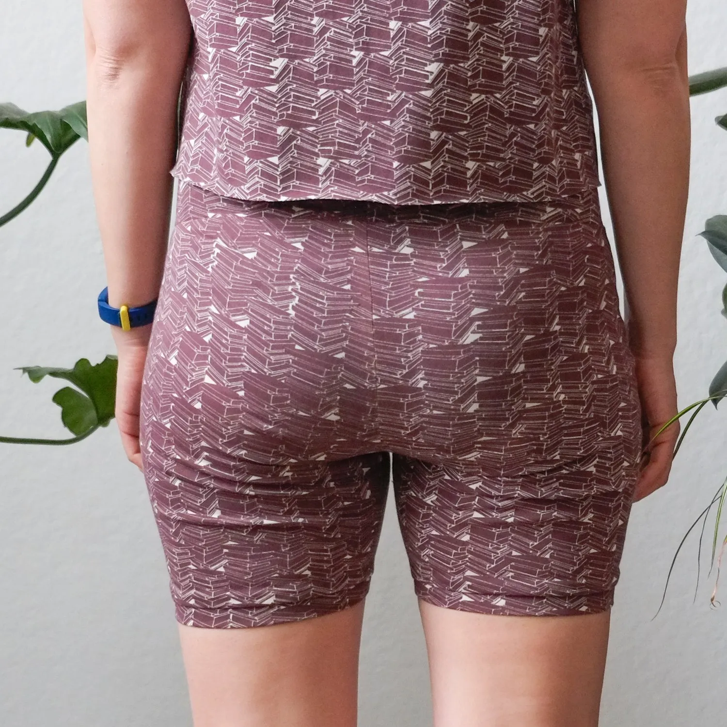 Summer Bike Shorts in Fig