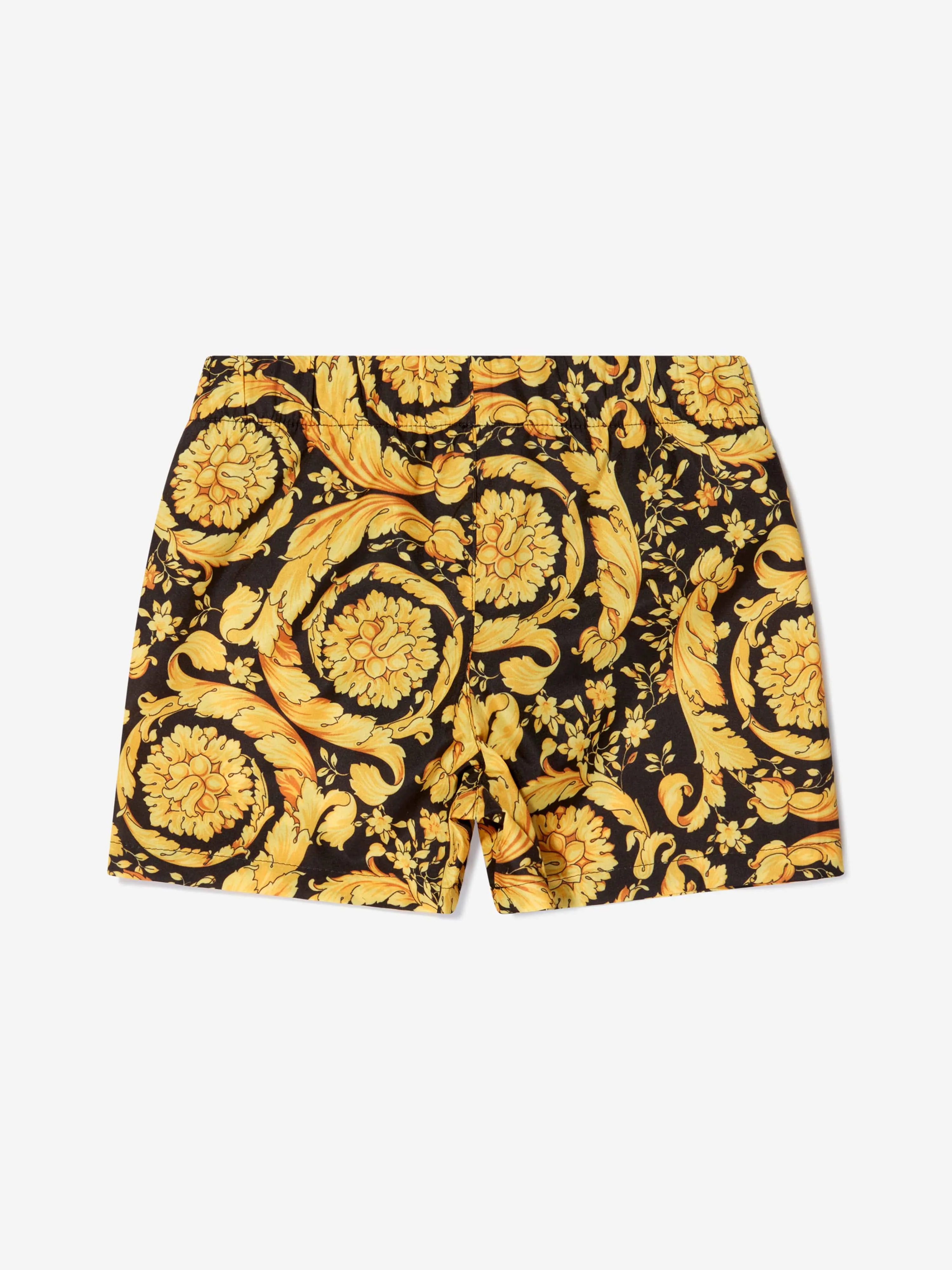 Versace Baby Boys Baroque Swim Shorts in Black