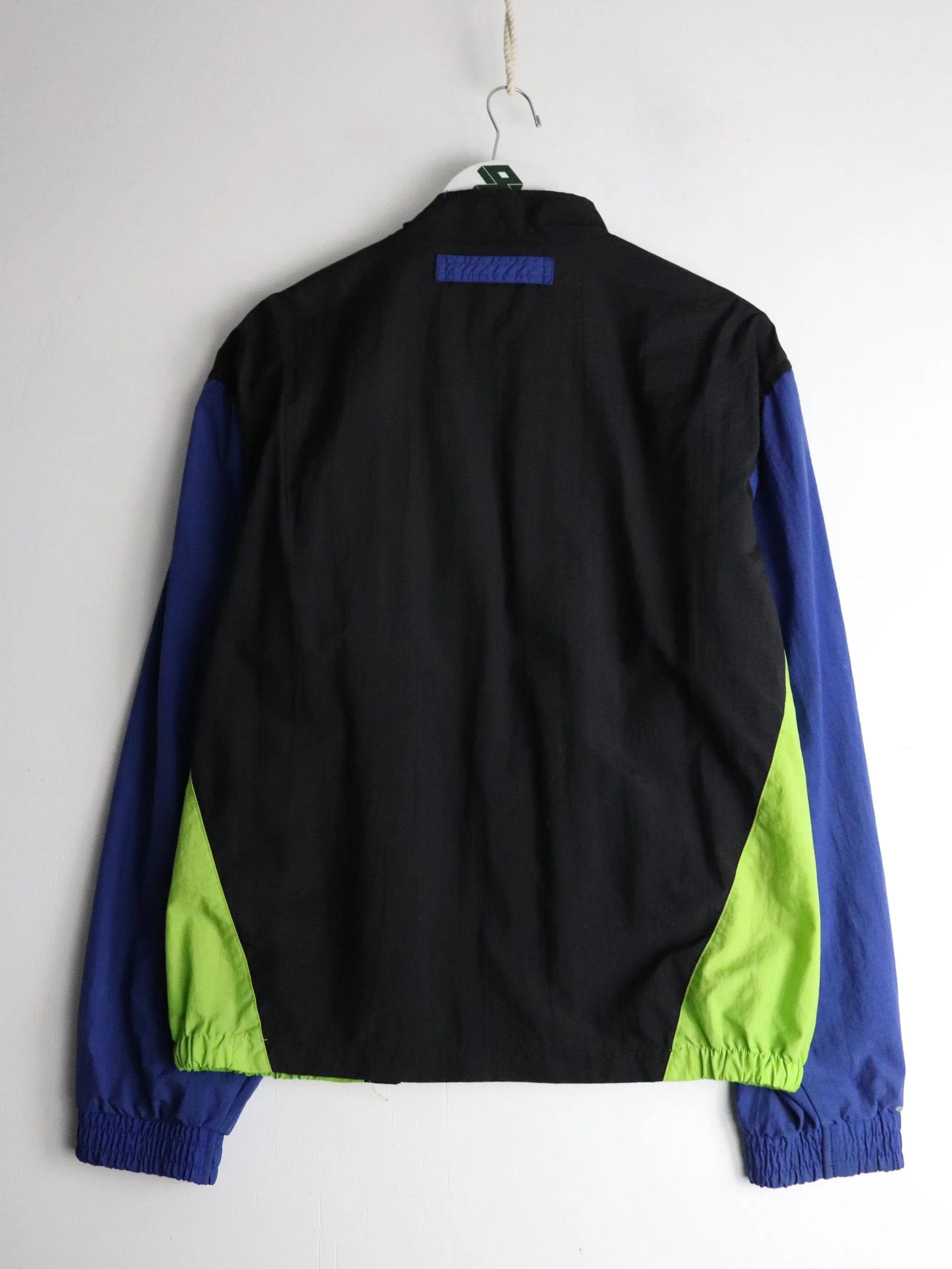 Vintage Jantzen Sport Windbreaker Mens Large Black